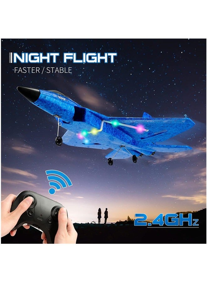 Beauenty F22 RC Airplane Fighter Ready to Fly, 2.4Ghz 2 Channel Remote Control Plane, RC Airplanes Toy for Boys Girls Kids Beginners - Image 5